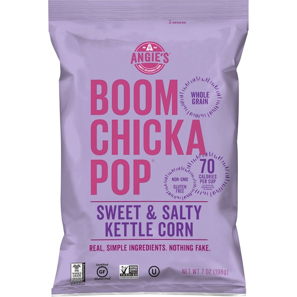 Angies Boomchickapop Angie's Artisan Treats Sweet And Salty Kettle Corn 7 oz. Bag, PK12 1878001194 - main